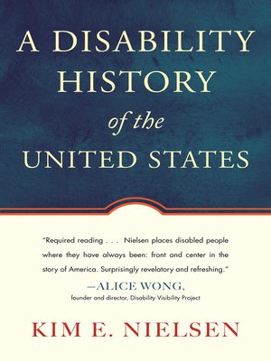 cover image of A Disability History of the United States